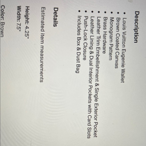 Louis Vuitton Brown Monogram Clutch - Picture 7 of 7